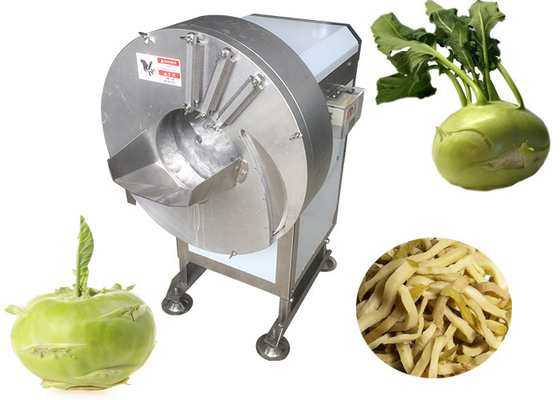 Mustard Shredding Vegetable Processing Machine Kohlrabi Strip Cutting Equipment